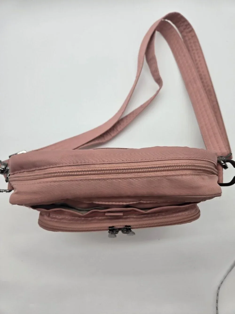 Lug Carousel Rose Quilted Nylon Convertible Crossbody Belt Bag Organizer